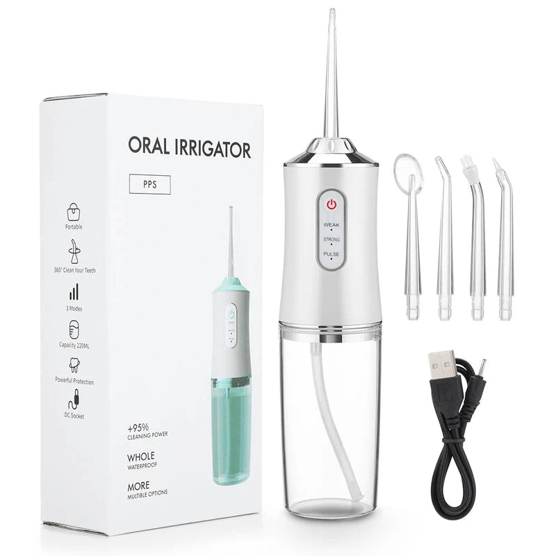 IRRIGADOR ORAL ANTISARRO RECARGABLE