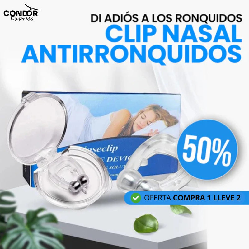 Dispositivo Nasal Antironquidos CONDINO Magnético [COMPRE 1 Y LLÉVATE 2]