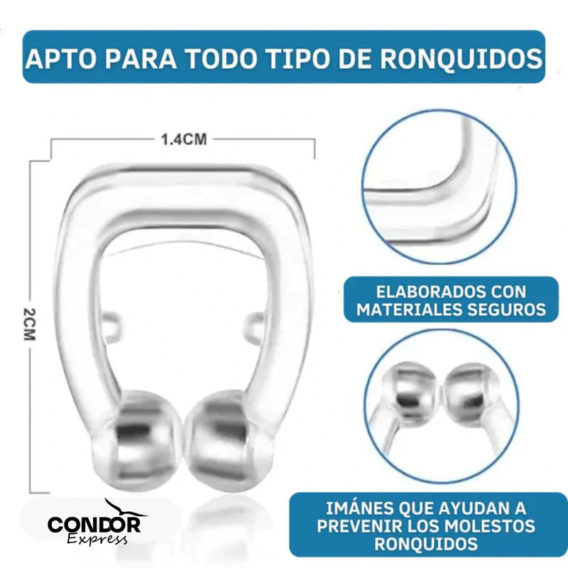 Dispositivo Nasal Antironquidos CONDINO Magnético [COMPRE 1 Y LLÉVATE 2]